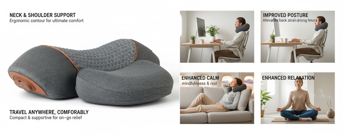 Heated Neck Pillow Massager